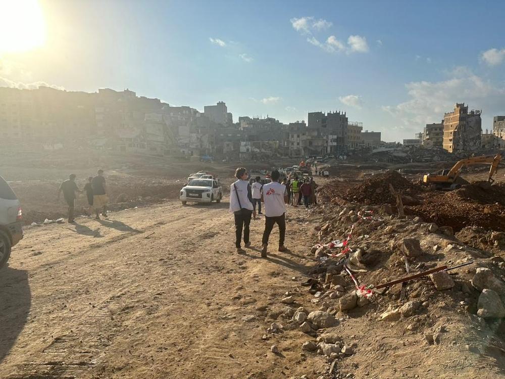 Views of Derna as MSF teams arrive for an assessment. 16 September, 2023 