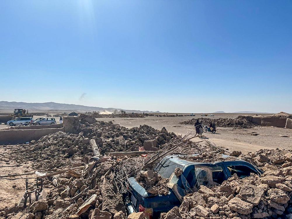 View of Herat area and MSF operations. 