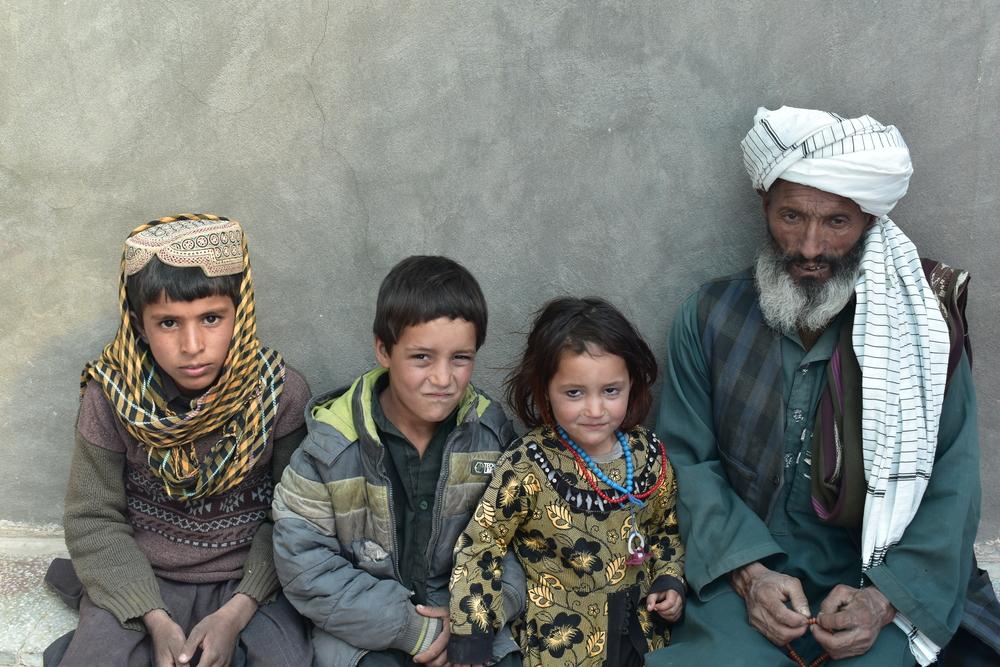 Patients pictured in the MSF Kahdistan IDP clinic, Shaydayee, Herat. 