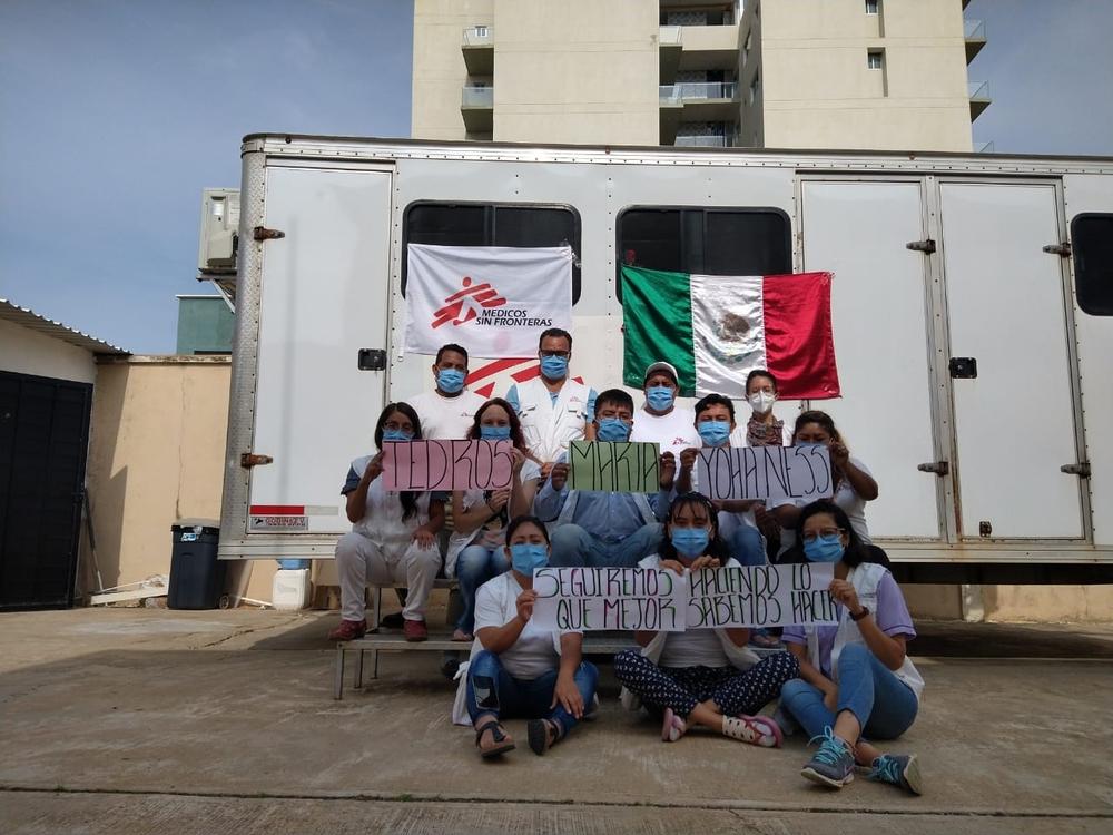 Equipe de MSF Mexique 