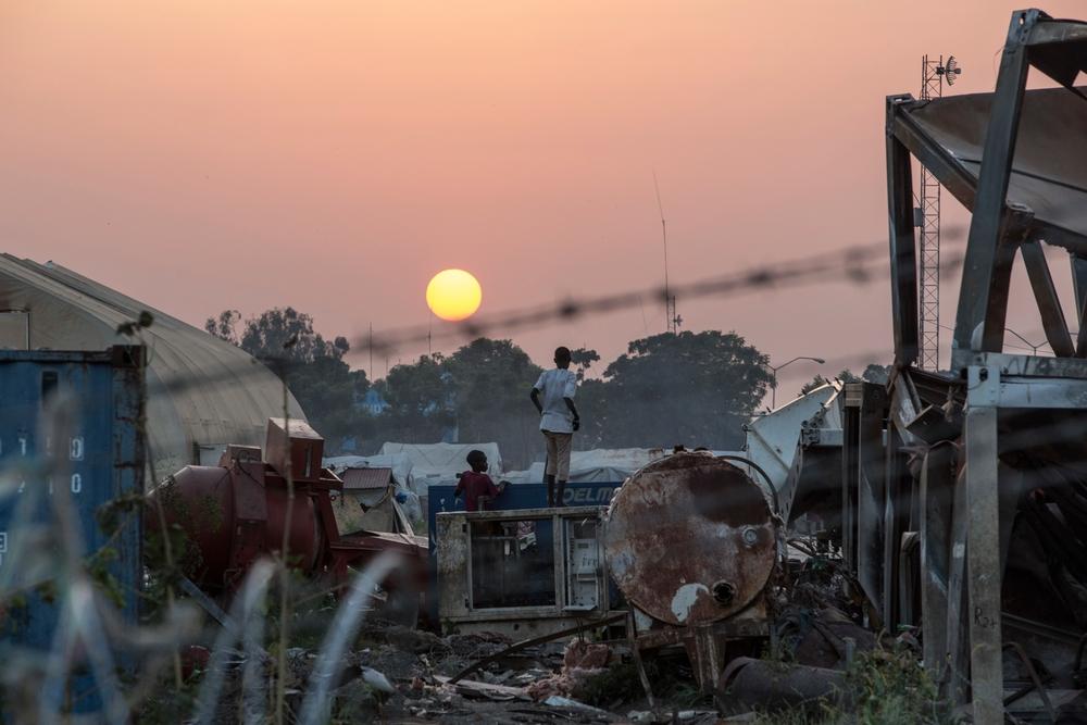 Displaced people in the camps within the UN compound in Malakal, South Sudan. 2015. 