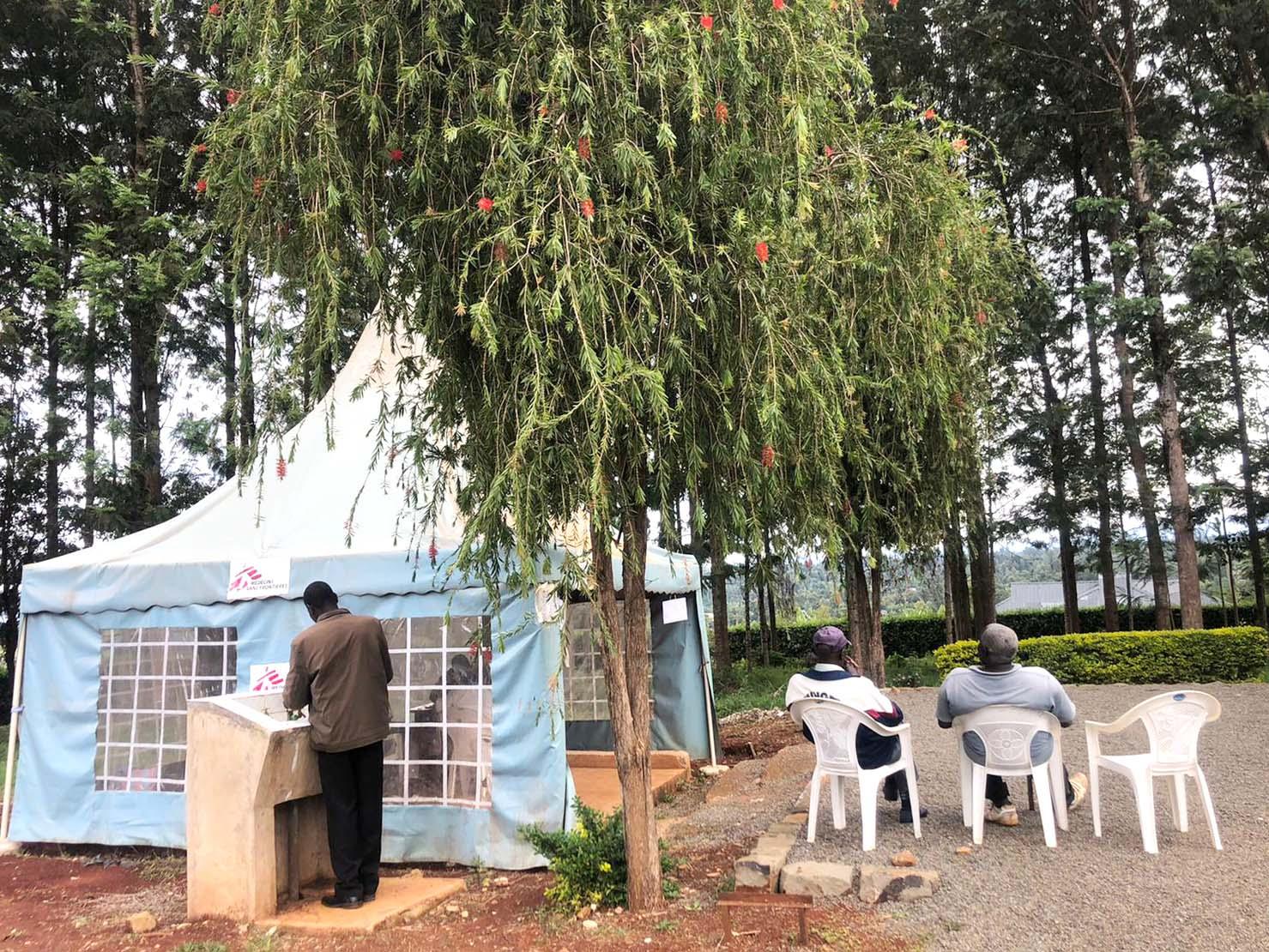 MSF supports a rotating community pharmacy in Embu. April 2022 