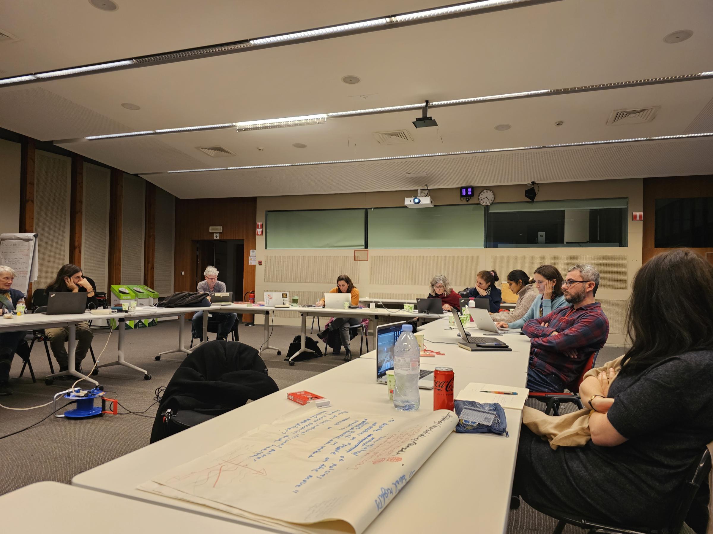 Participants in the workshop on research in MSF OCB migration projects