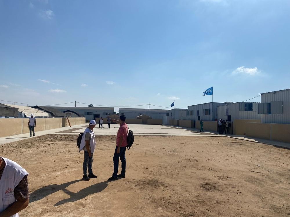 Hôpital de campagne MSF, Deir Al Balah, Gaza. 