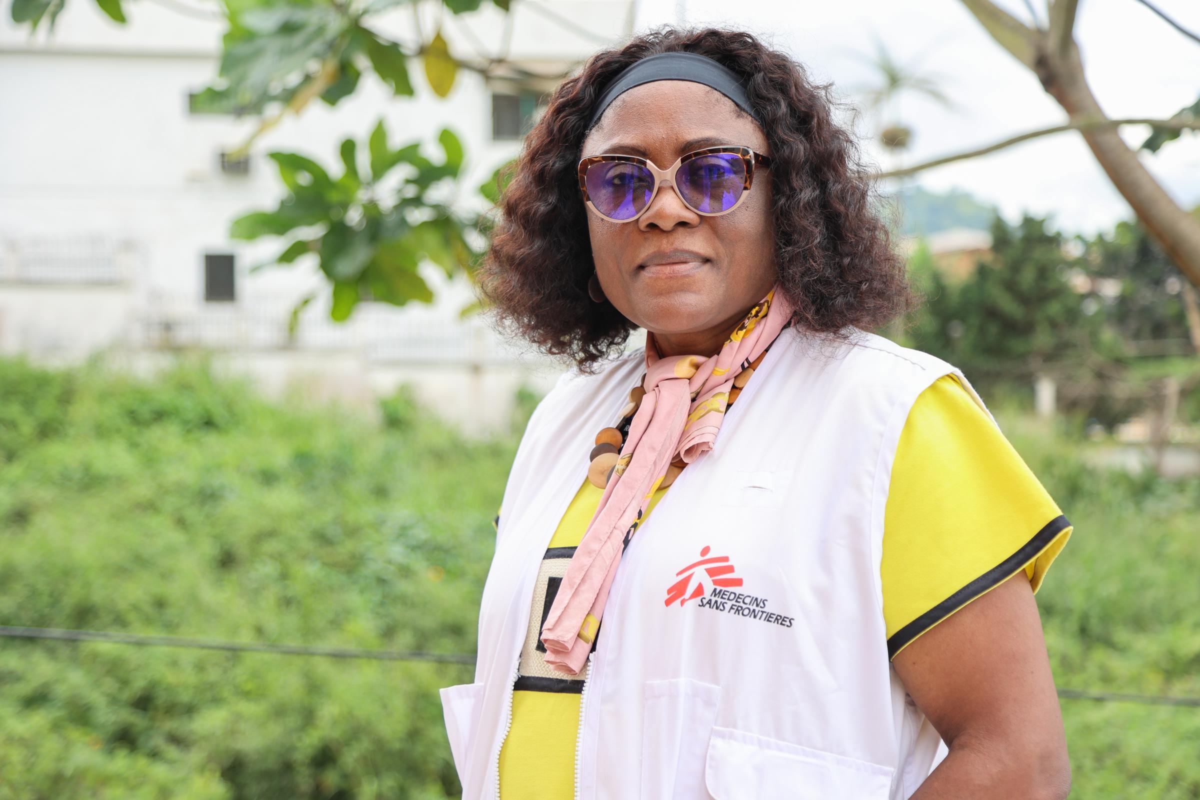 Madeleine Djitik worked as a psychosocial assistant on the HIV care project in Douala in 2002. 
