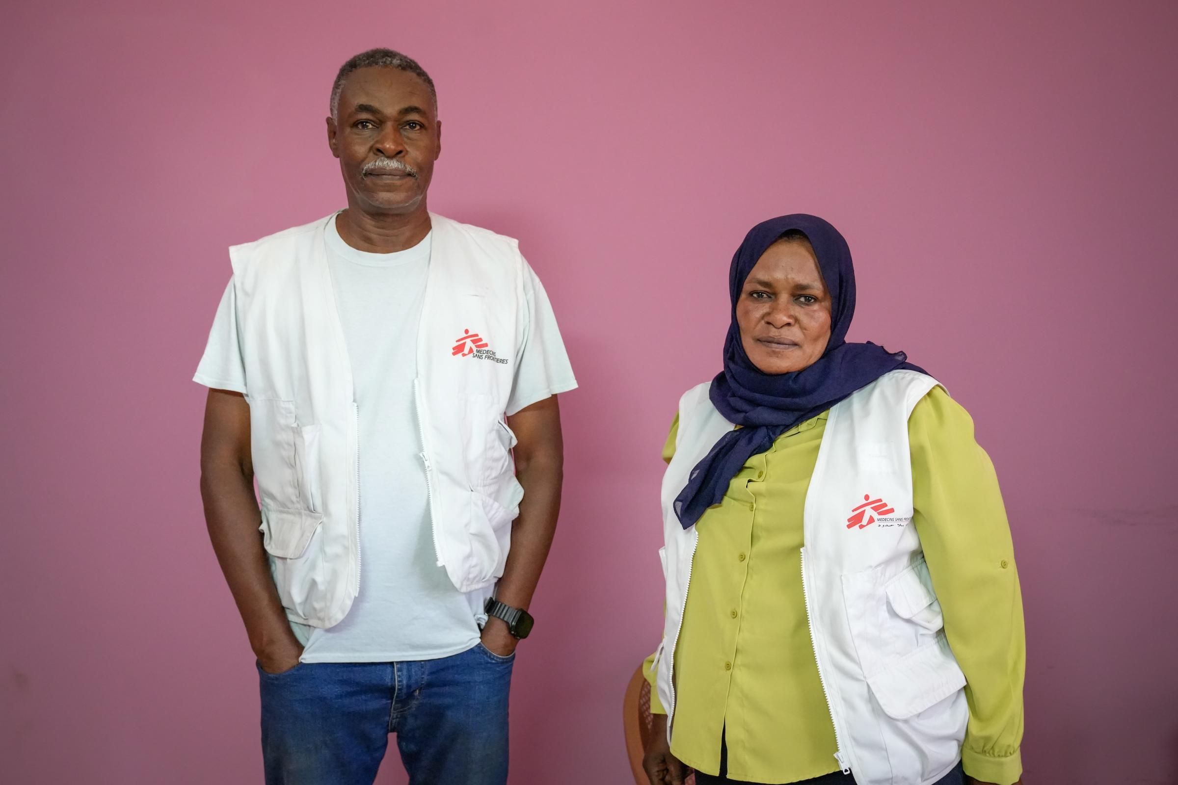 Portrait de Majda Rizq et Mohamed Koko.