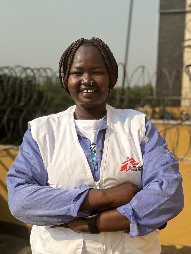 Marline Loki, technicienne spécialisée en climatisation à Médecins Sans Frontières (MSF) à Juba, au Soudan du Sud.