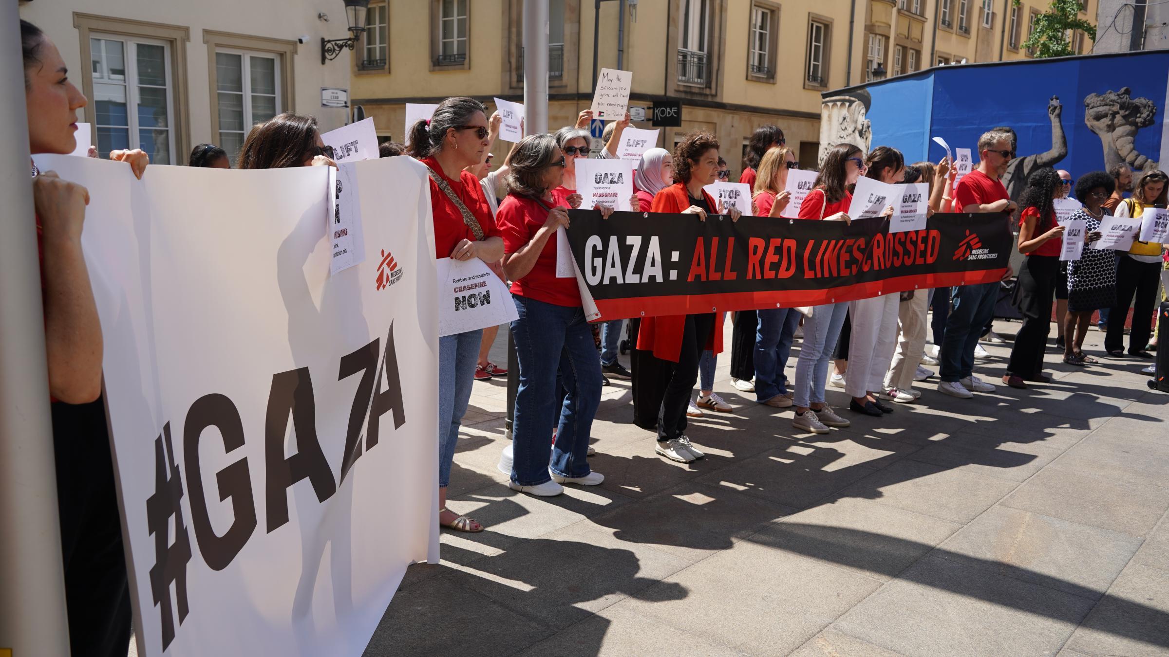 Gaza : MSF appelle le Luxembourg et l'UE à agir avec courage politique