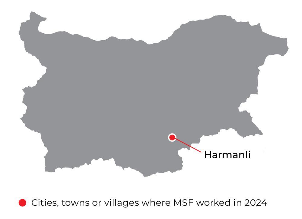 Bulgaria IAR map 2024 ©MSF