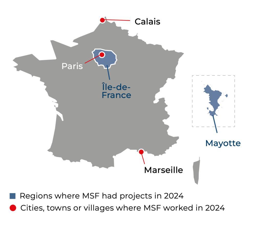 France IAR map 2024 ©MSF