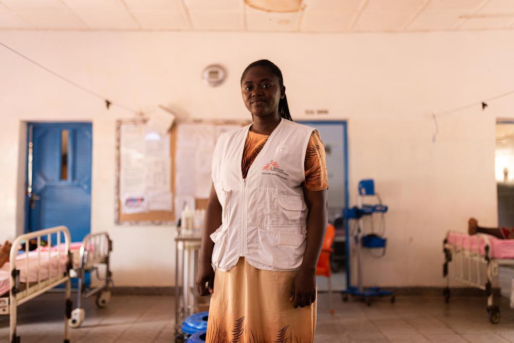 Patience Otse, superviseure des sages-femmes de MSF à Shinkafi. Nigeria, 2026 © Nnoli Amarachi