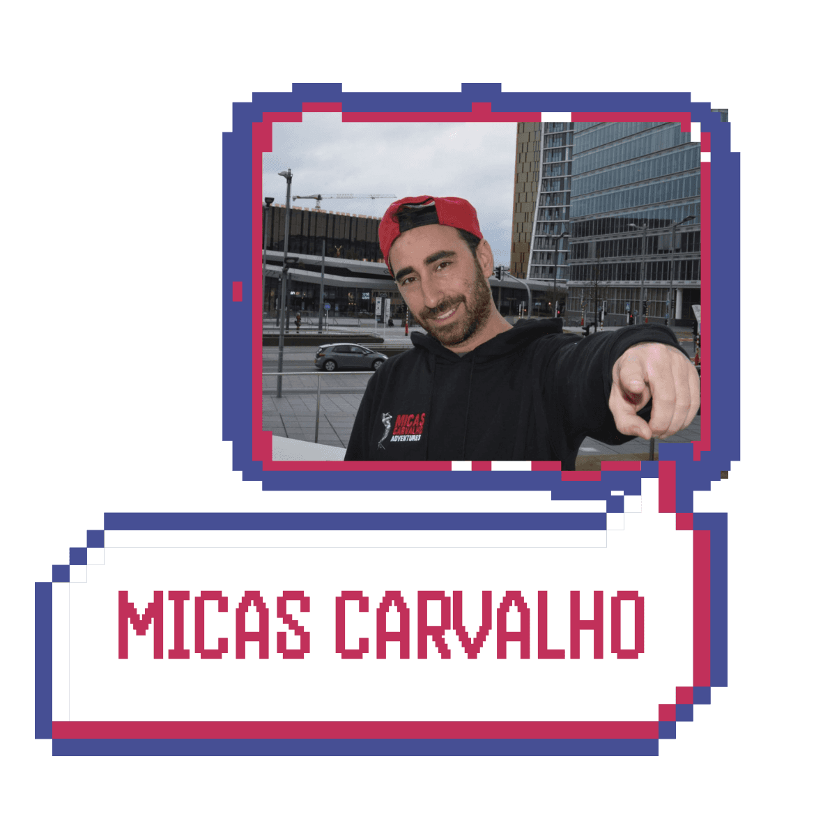 Micas Carvalho, animateur de la soirée en streaming organisée par MSF Luxembourg et Letz Smash ASBL