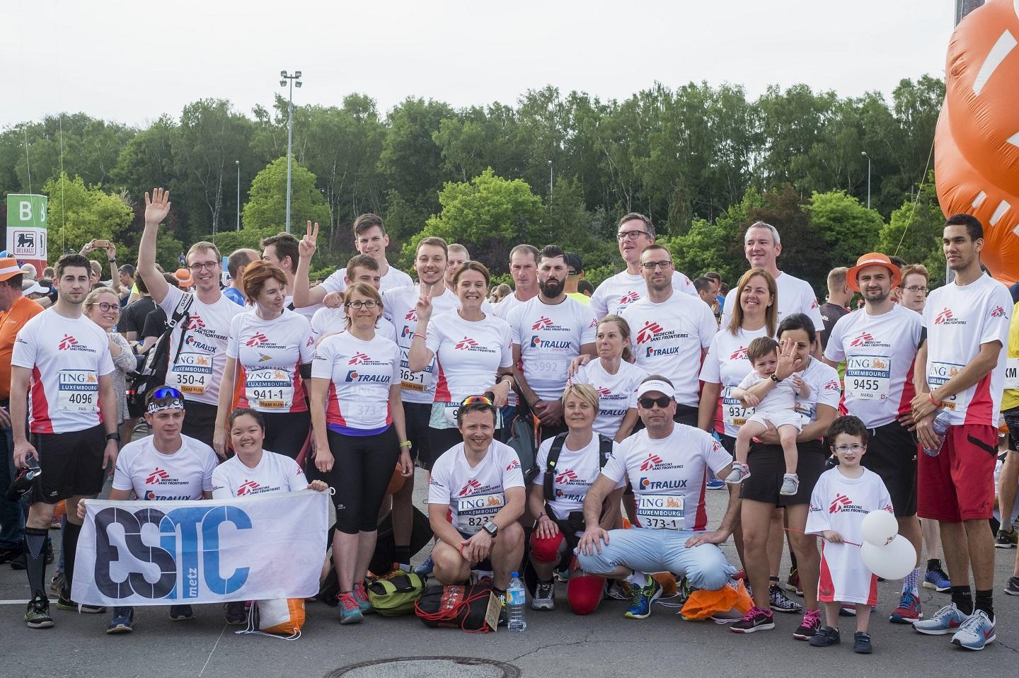 ING NIGHT MARATHON LUXEMBOURG :  WEAR THE COLORS OF MSF