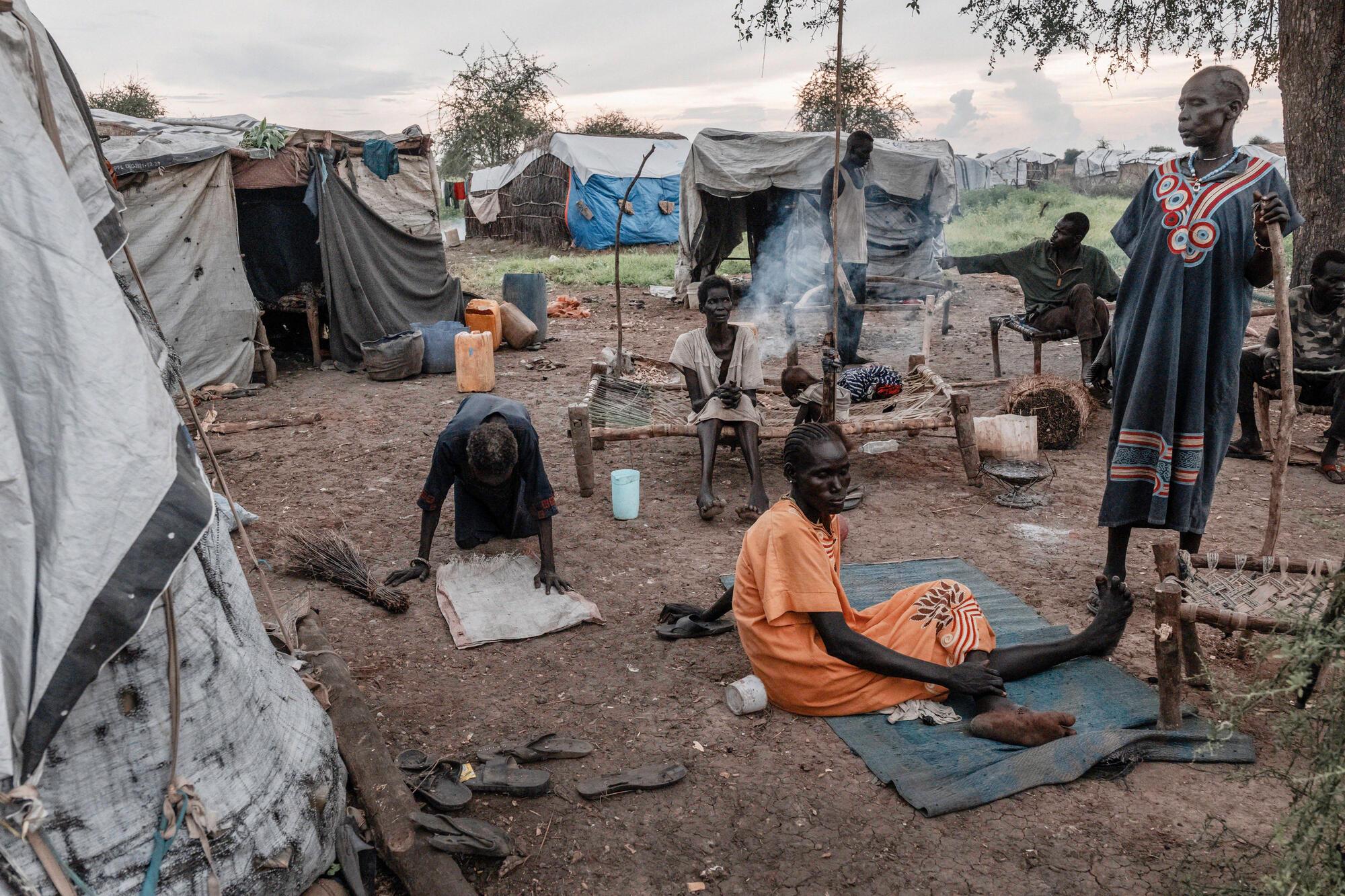 Personnes déplacées à Abyei, Sud-Soudan. © Sean Sutton/Panos Pictures