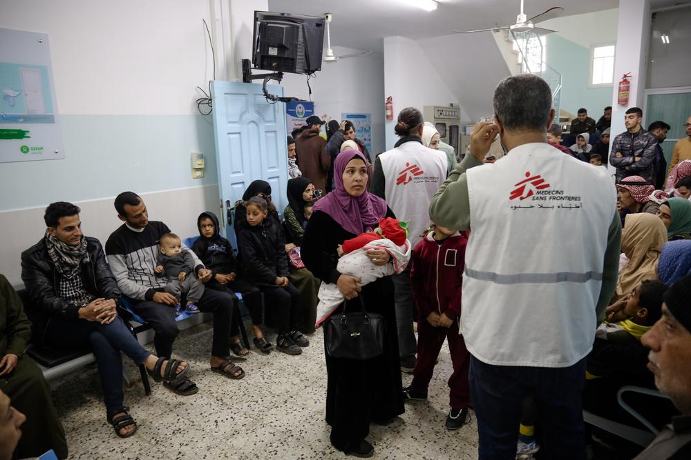 MSF a soutenu la clinique Al-Shaboura à Rafah, au sud de Gaza. © Mohammad Abed