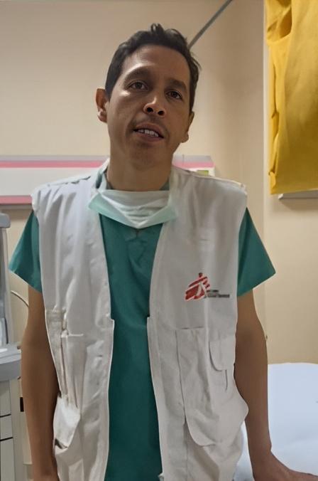 Aldo Rodriguez, chirurgien mexicain à Gaza © MSF