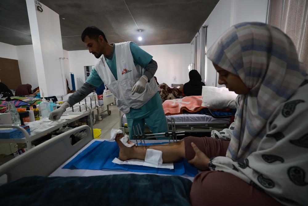 Gaza: Evacuation orders and forced displacement jeopardise continuity of care for wounded