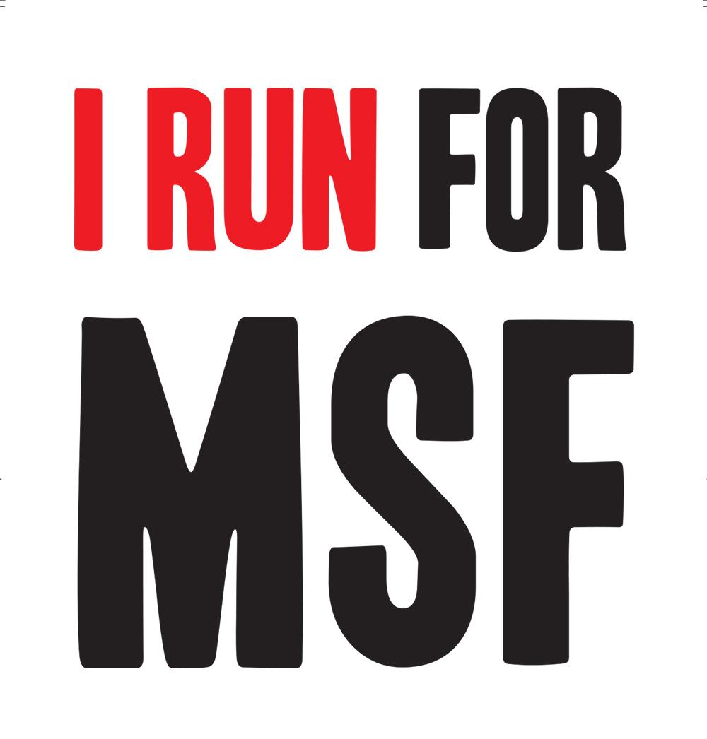I Run for MSF- logo