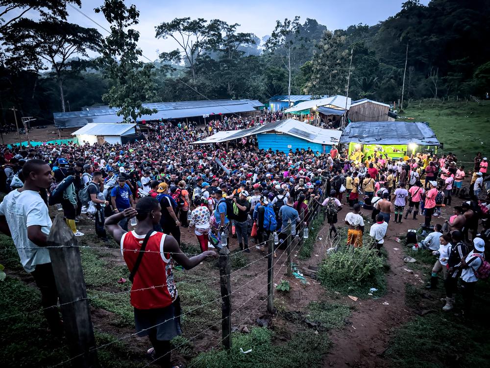 De janvier à novembre 2023, près d'un demi-million de migrants ont traversé la brèche du Darién, entre la Colombie et le Panama. Acandi campament.© Juan Carlos Tomasi/MSF