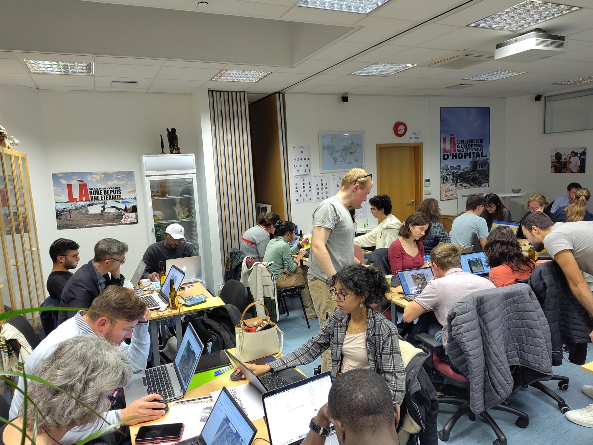 bureau MSF mapathon 29 octobre soudan du Sud