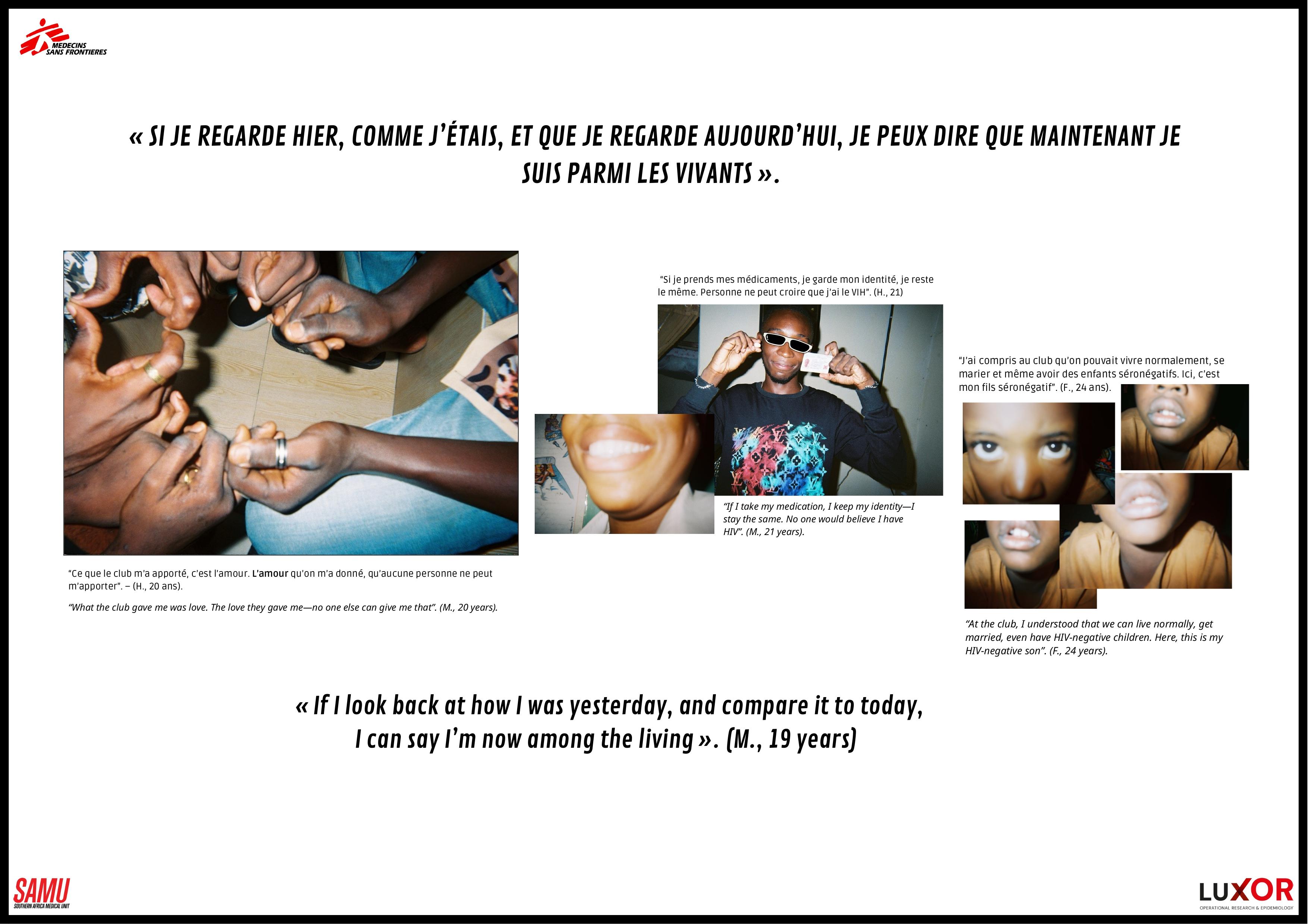 Information Panel for the Photo Exhibition "LIFE LINES Visual stories of young people living with HIV".