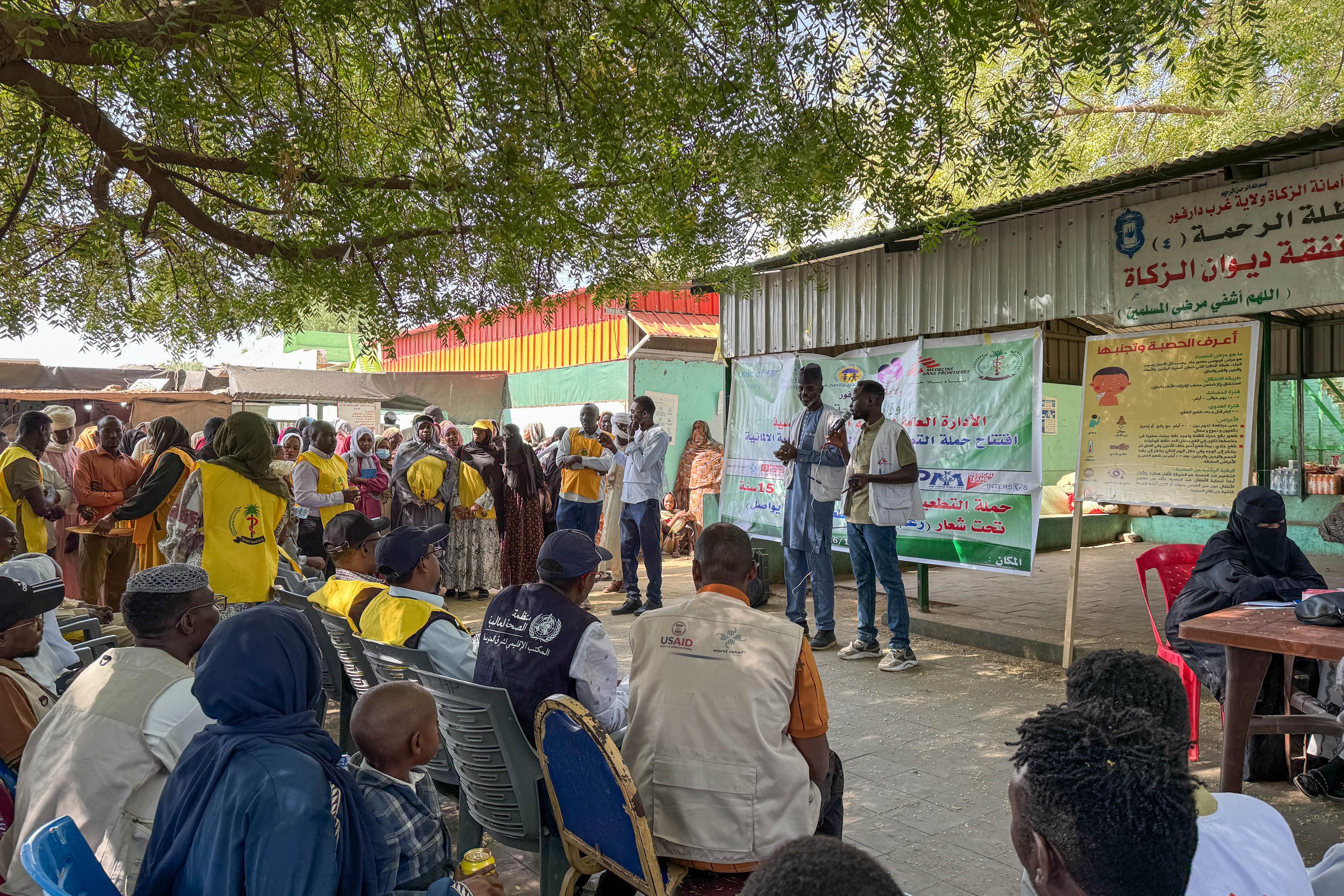 Le 25 janvier 2026, la campagne de vaccination contre la rougeole et la rubéole a été officiellement lancée à l'hôpital universitaire El Geneina, dans l'ouest du Darfour, Soudan