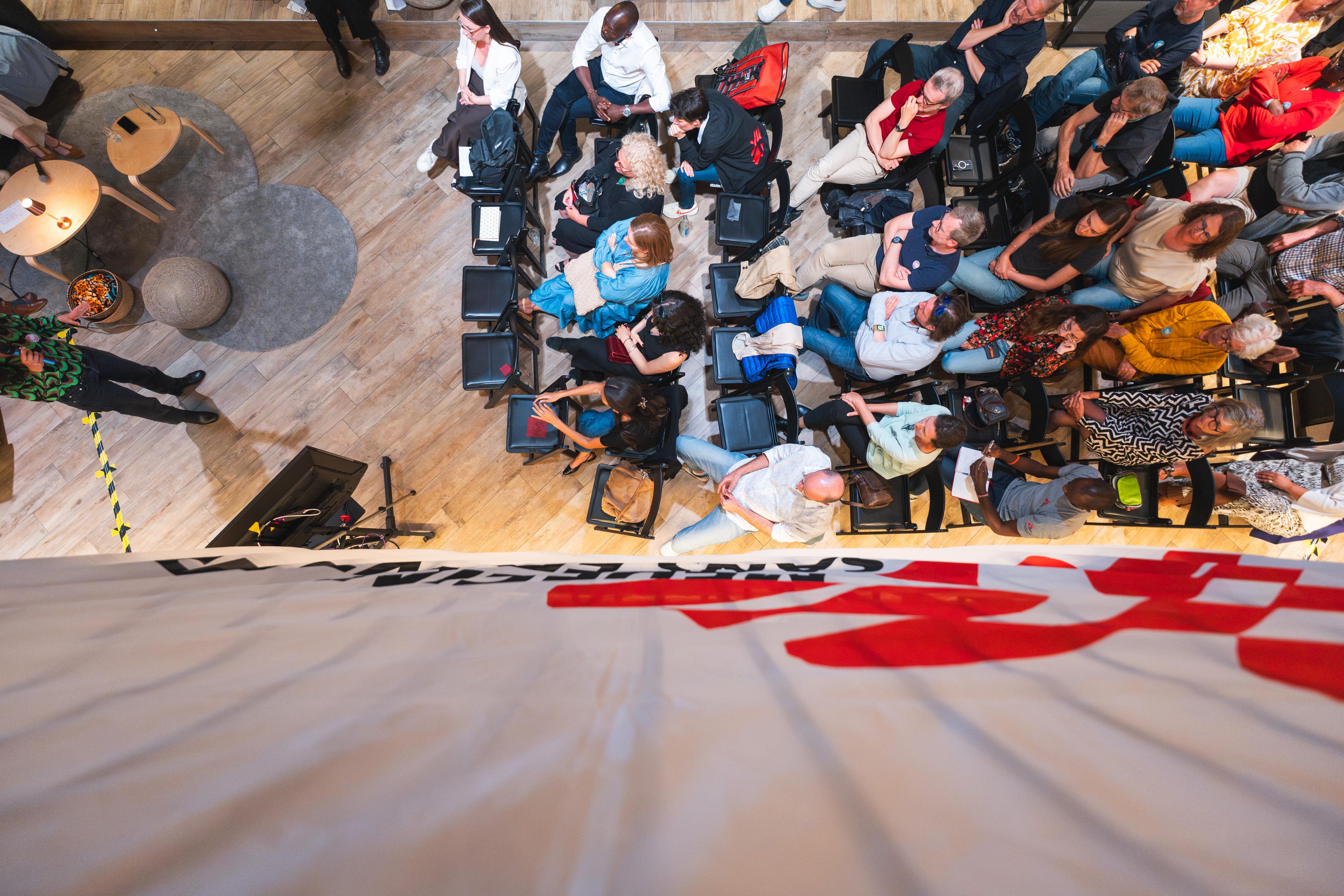 Vue panoramique de l’Assemblée générale de MSF Luxembourg le 9 mai. Luxembourg, mai 2026 © Simon Wendel/ MSF