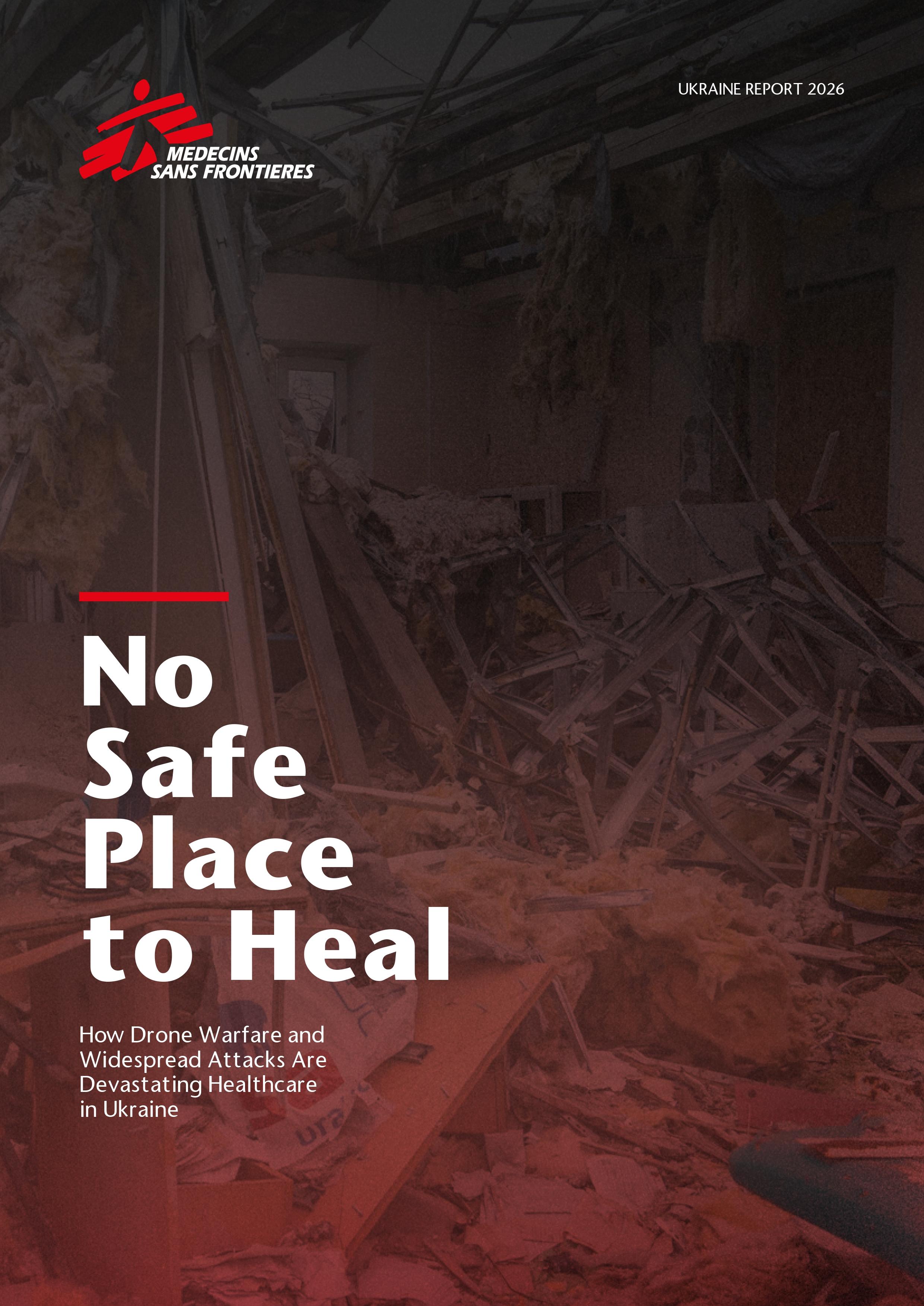 Première de couverture du rapport « No Safe Place to Heal »