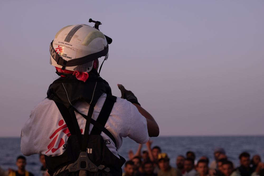 On 3 July 2023, MSF team onboard of Geo Barents conducted 4 different rescues in the Maltese SAR zone. In total, 196 survivors were rescued, including 47 unaccompanied minors, 16 women, and 1 baby. 