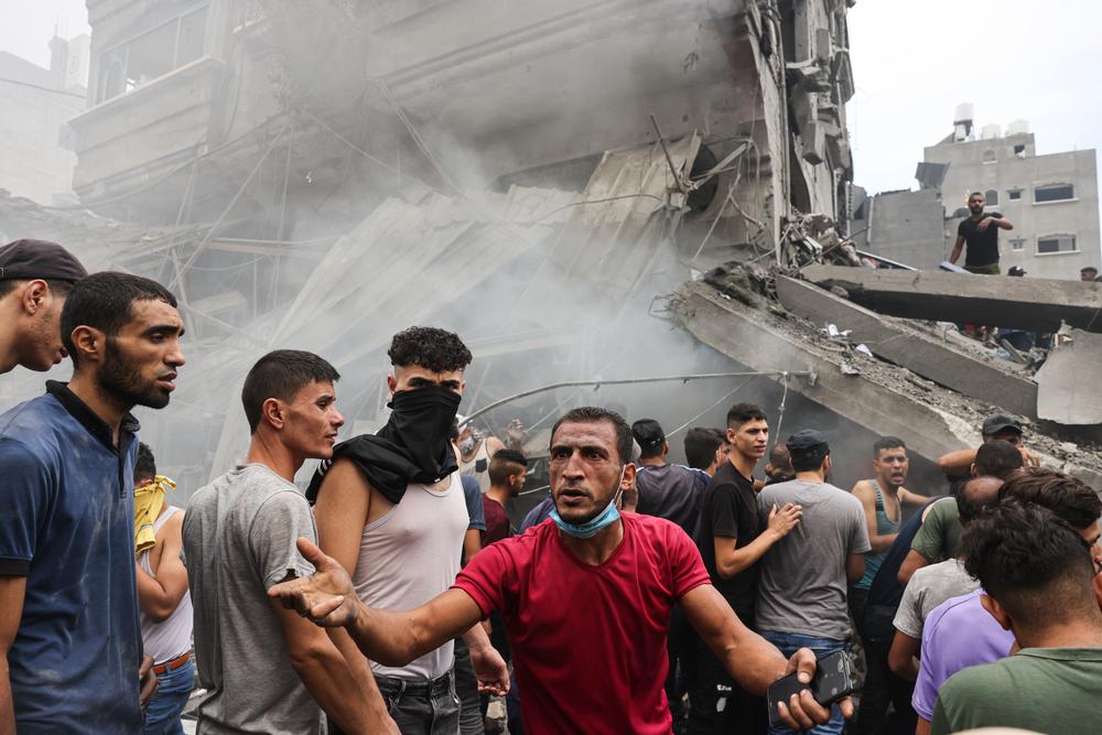 « Les frappes aériennes s'enchaînent dans la ville de Gaza »
