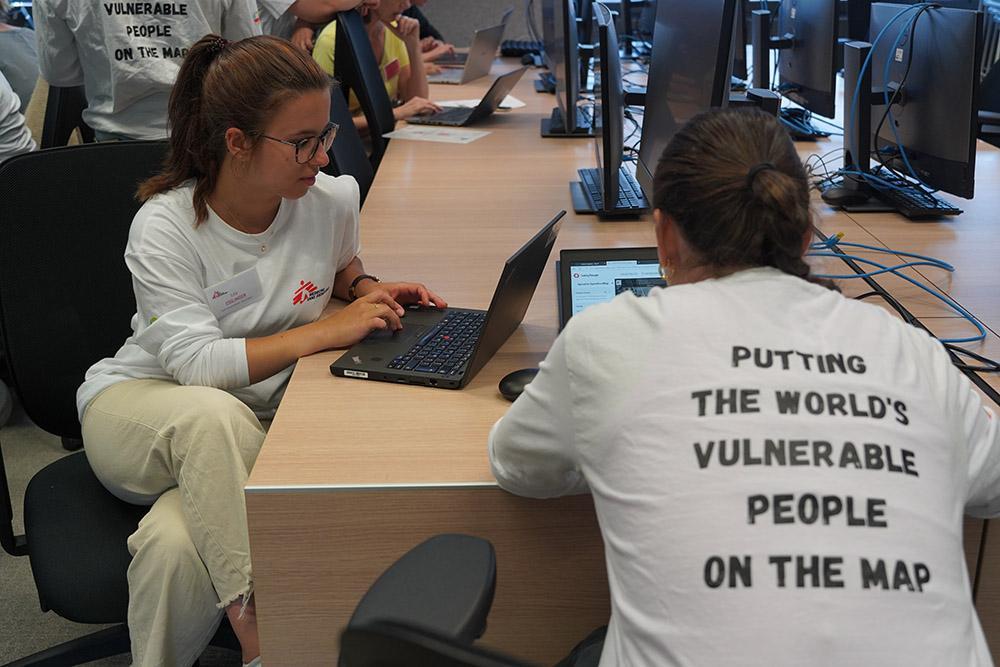 Volontaires MSF dans le cadre du Service National de la Jeunesse ©MSF