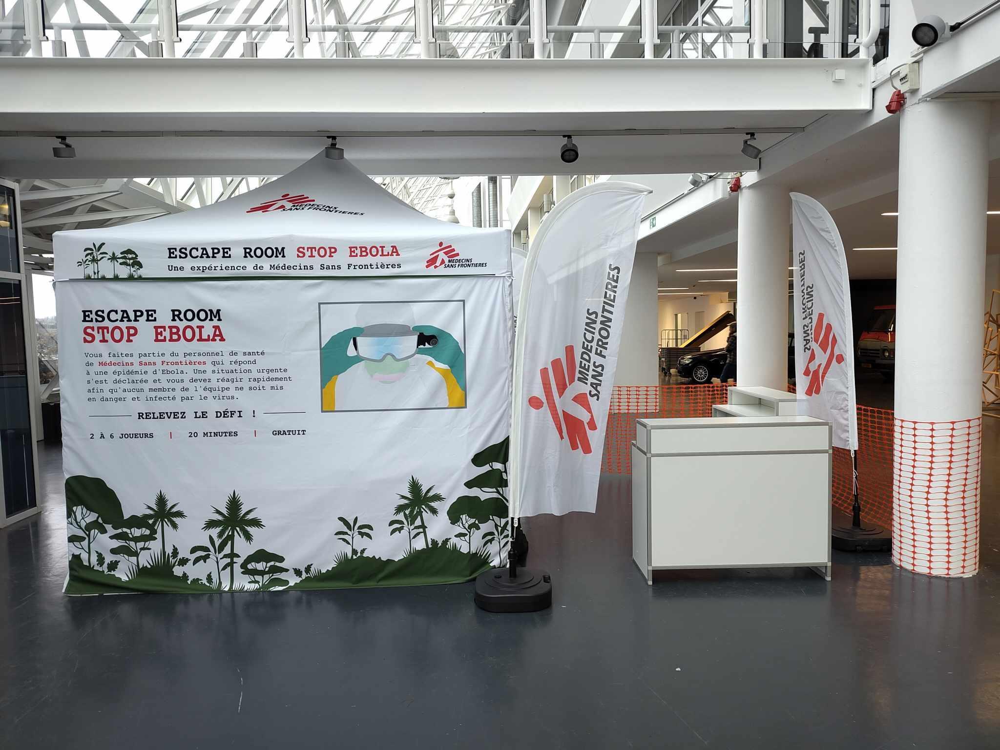 MSF Luxembourg marque les dix ans de l'épidémie la plus meurtrière de Ebola avec un Escape Room