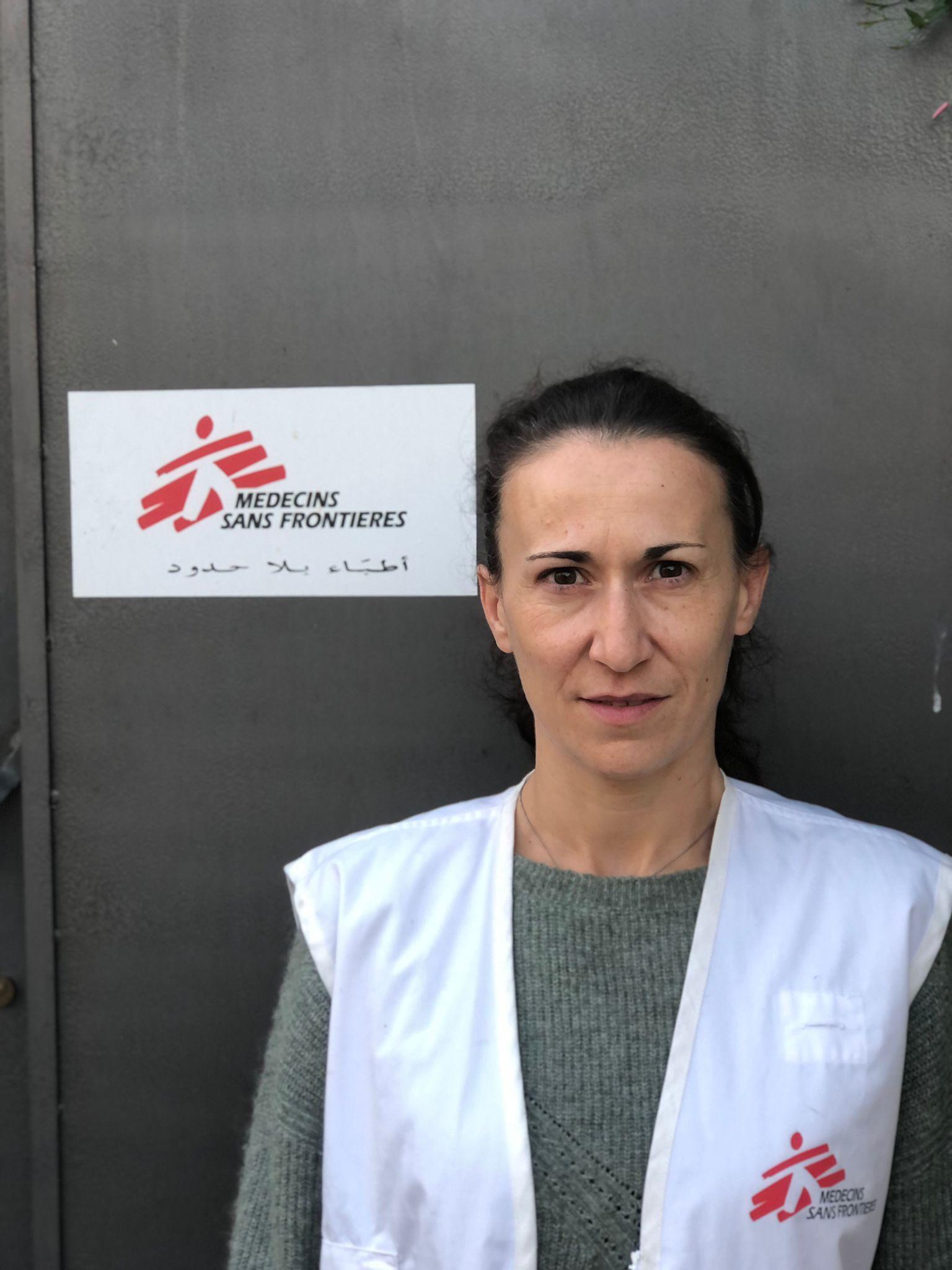 Guillemette Thomas, coordinatrice médicale de MSF en Palestine. © MSF
