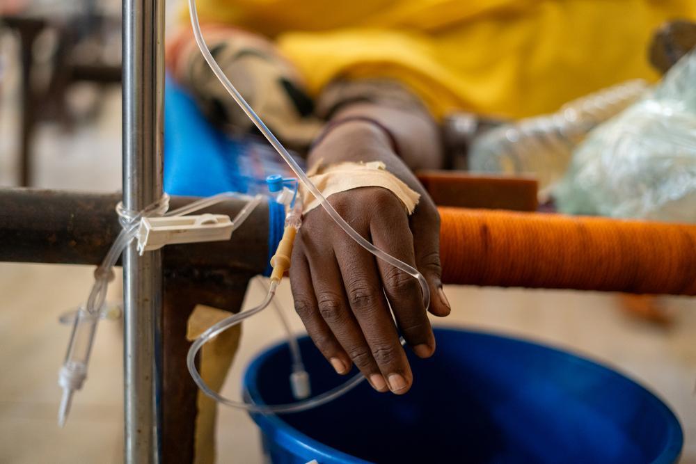 Le centre de traitement du choléra de MSF, situé à Kassala, a été inondé après de fortes pluies la nuit précédente.