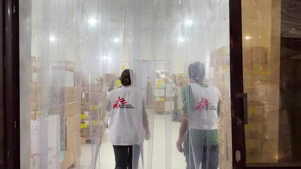 Expédition médicale et logistique à l'hôpital Bashir