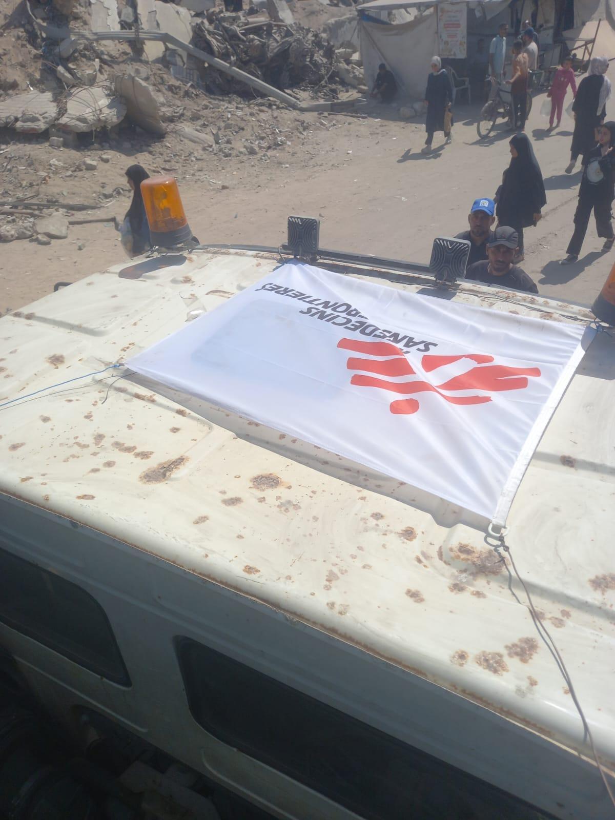 MSF condamne l'attaque israélienne contre son site de distribution d'eau à Gaza