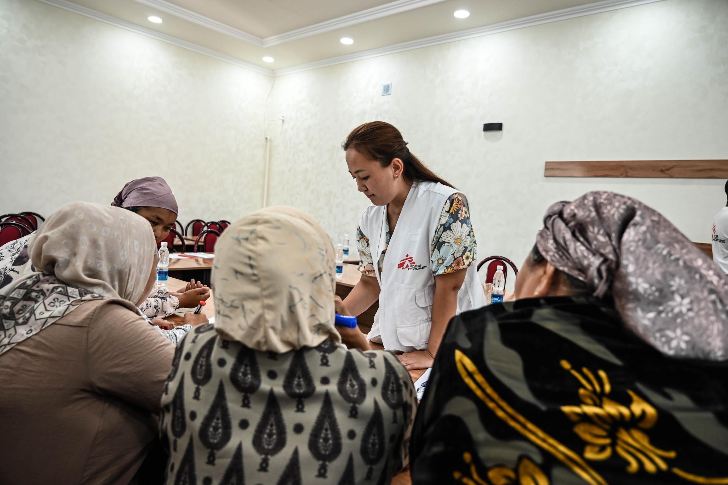 Activités de santé mentale à Batken, au Kirghizistan