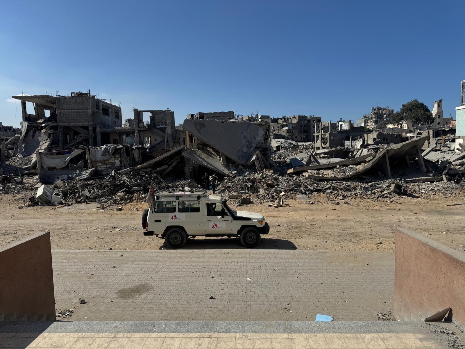 MSF has resumed its activities in Gaza City