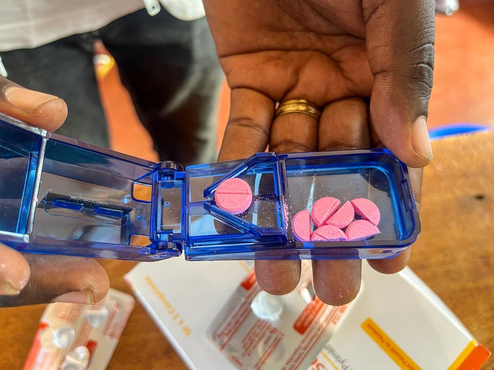 Comprimés de sulfadoxine-pyriméthamine utilisés comme traitement préventif contre le paludisme