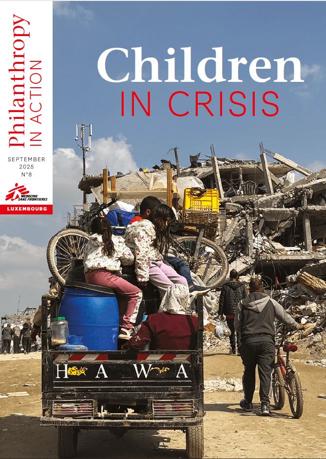 Couverture Philanthropy in action #8 - MSF