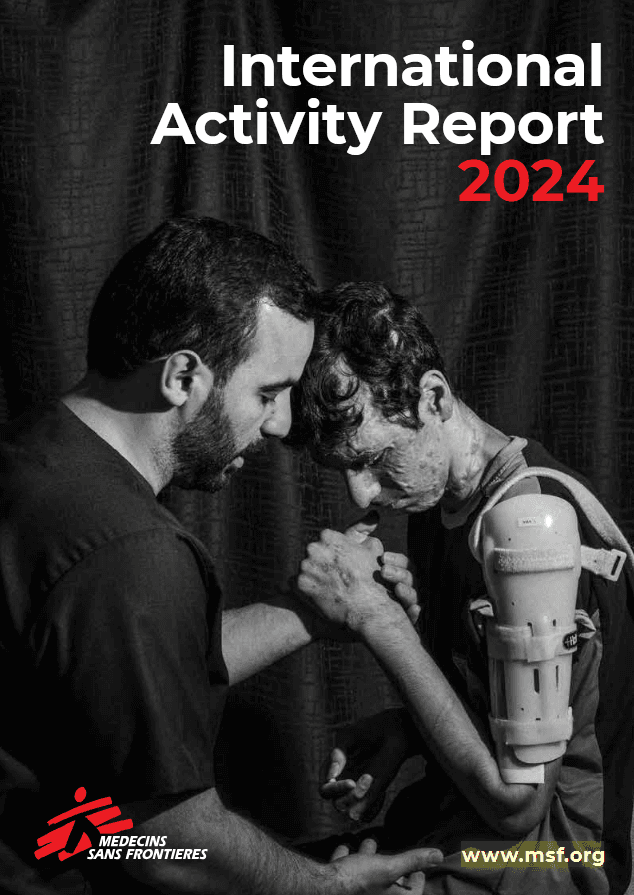 Cover International activity report 2024 MSF