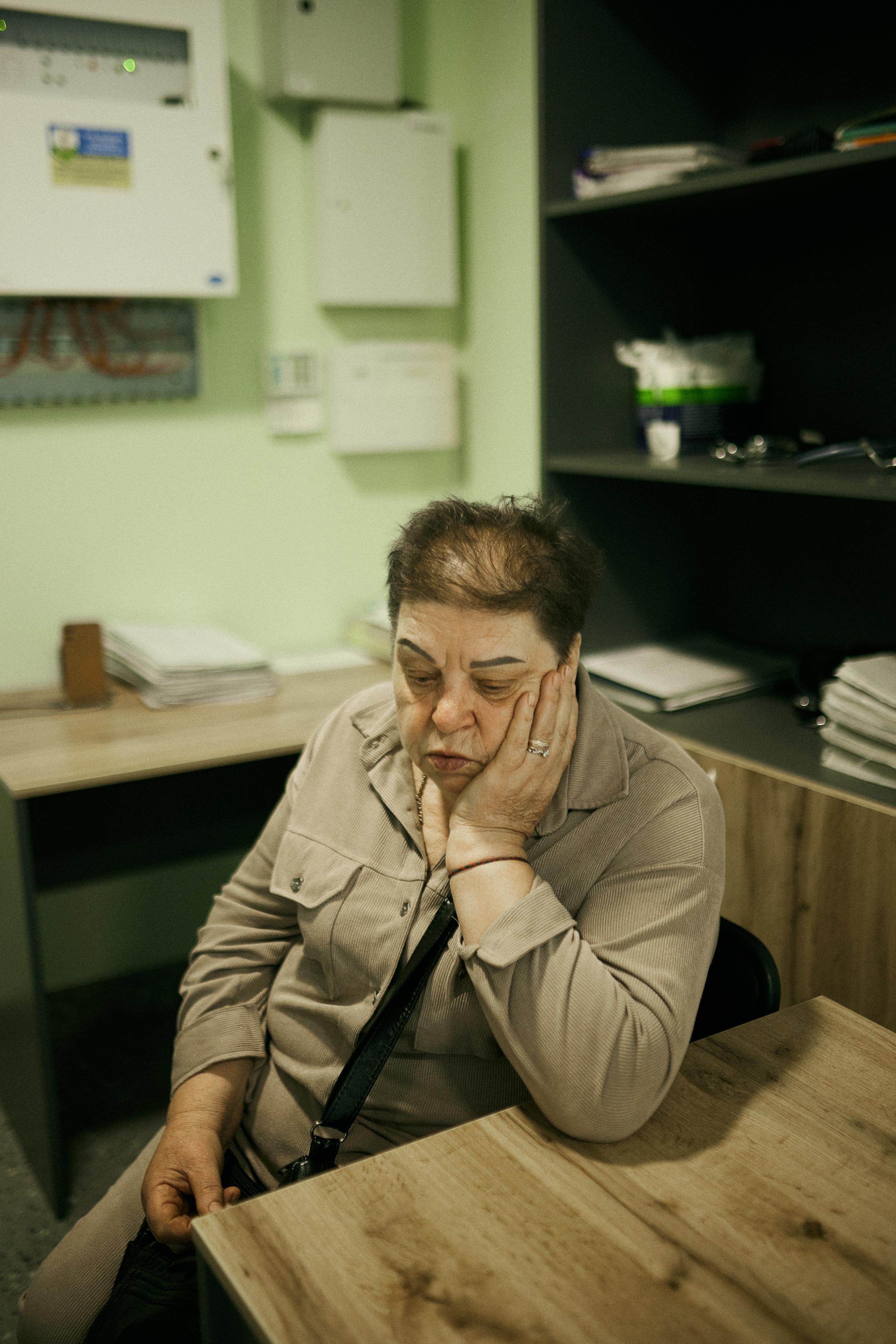 Vira, âgée de 64 ans, est venue à l'hôpital pour un contrôle de routine, et après examen, a été orientée vers le service d'hospitalisation, Ukraine