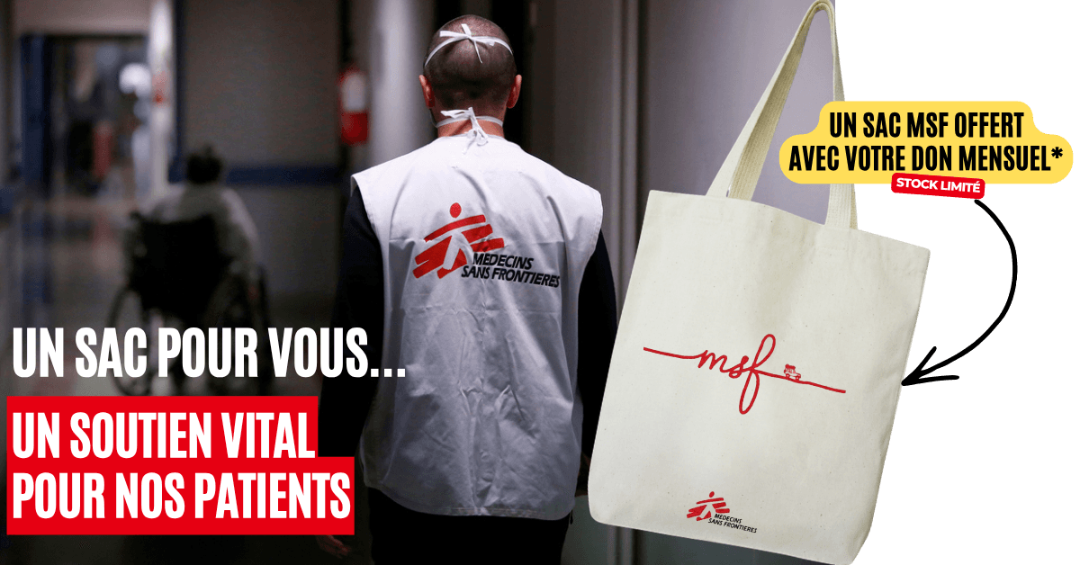 Un sac pour vous, un soutien vital pour nos patients