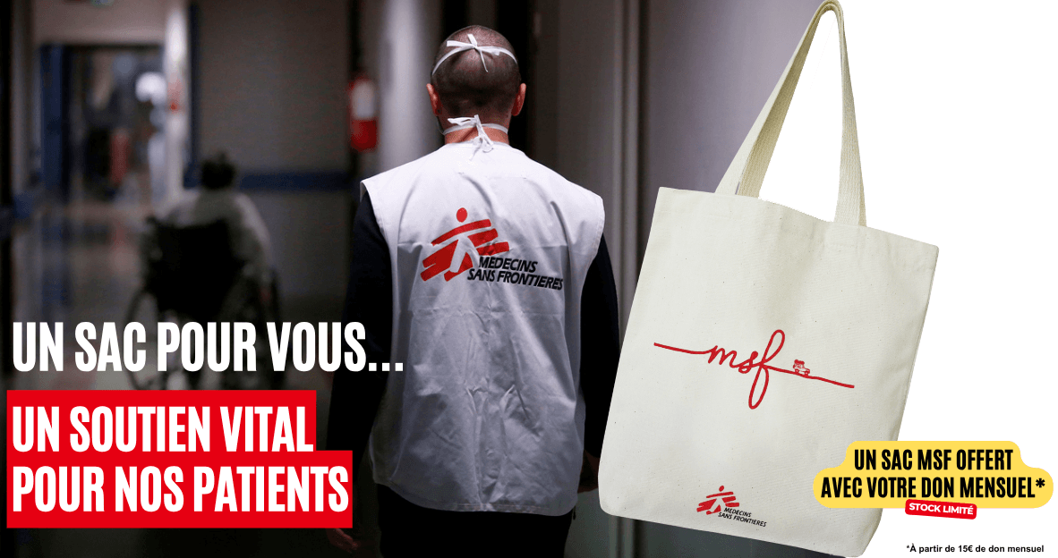 Un sac pour vous, un soutien vital pour nos patients