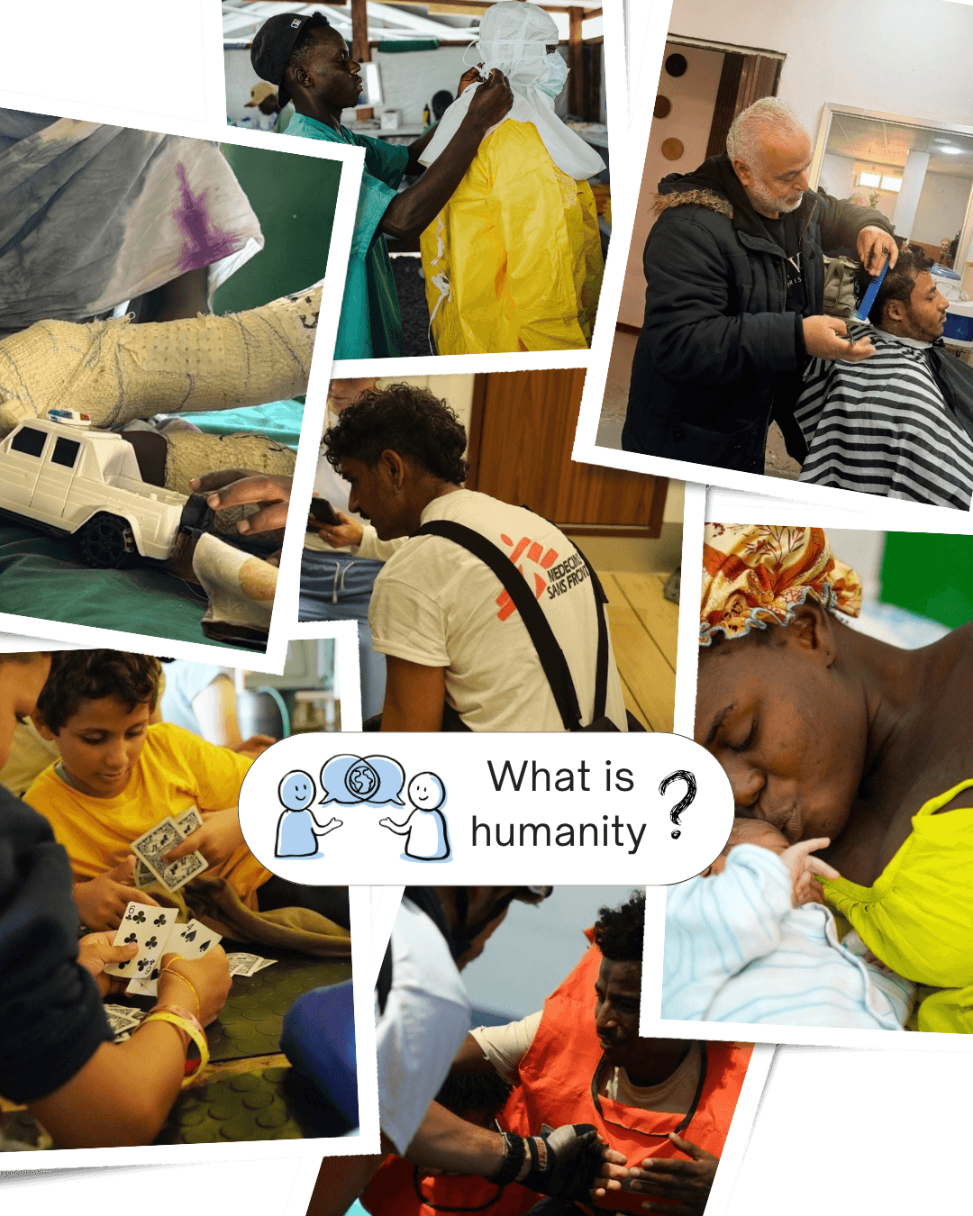 Photo language Activity "What is humanity?"
