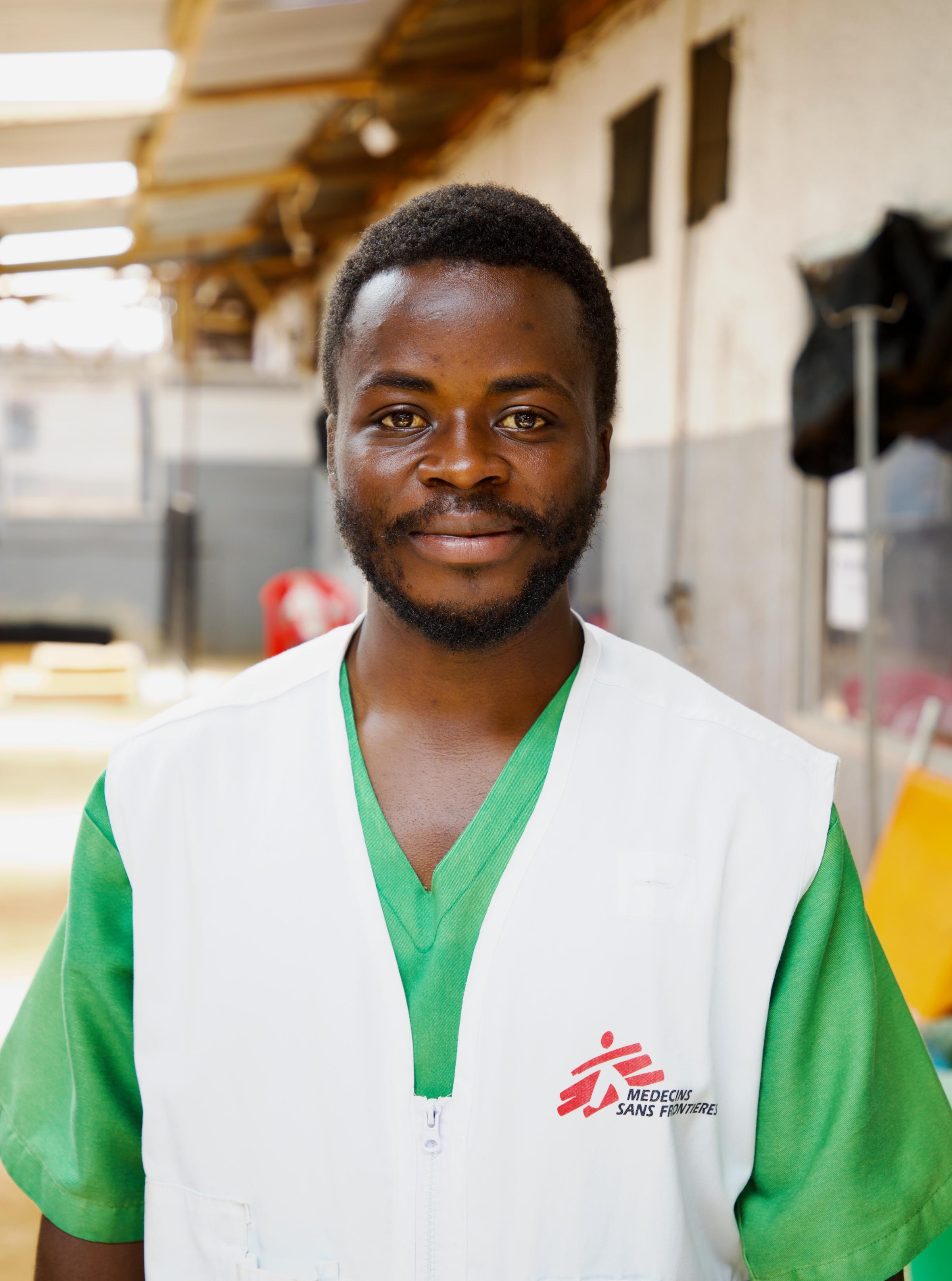 Patrice Muyisa Kokotz, superviseur santé mentale à Butembo. Il a 23 ans et est originaire de Butembo, en RDC