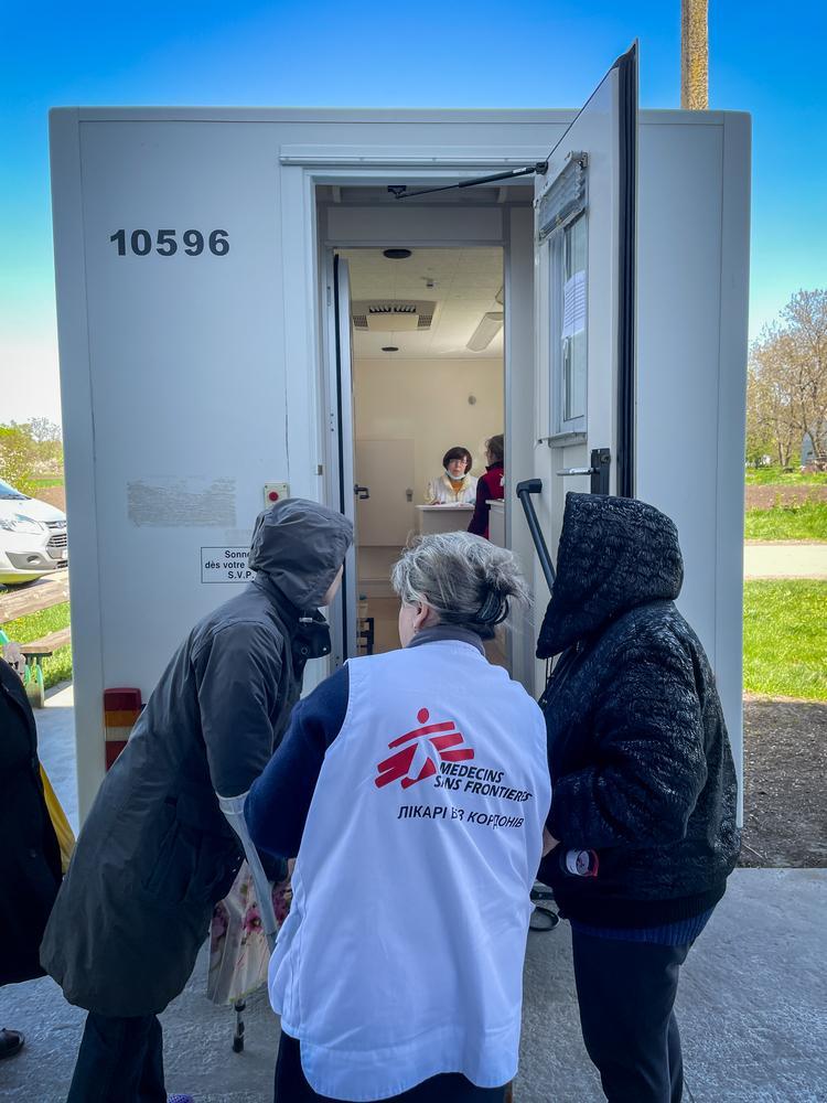 Des cliniques mobiles MSF à l'aide des personnes fuyant le conflit dans l'Est et le Sud-Est de l'Ukraine